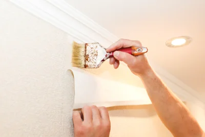 Pose de papier peint à Friesenheim — revêtements muraux et toiles de verre